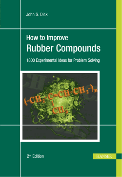 Rubber Compounds How to Improve John S. Dick