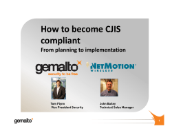How to become CJIS  compliant compliant  From planning to implementation