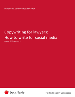Copywriting for lawyers: How to write for social media  