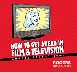 Film &amp; Television how To geT ahead in 0 0 6