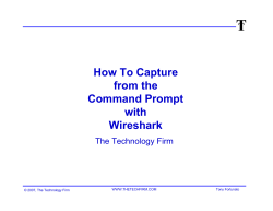 How To Capture from the Command Prompt with