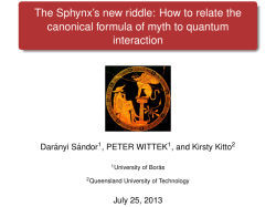 The Sphynx’s new riddle: How to relate the interaction