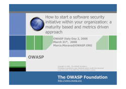 How to start a software security initiative within your organization: a