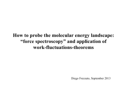 How to probe the molecular energy landscape: work-fluctuations-theorems