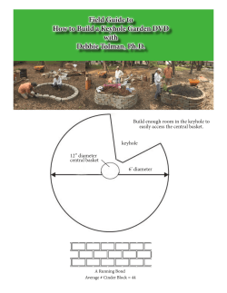 Field Guide to How to Build a Keyhole Garden DVD with