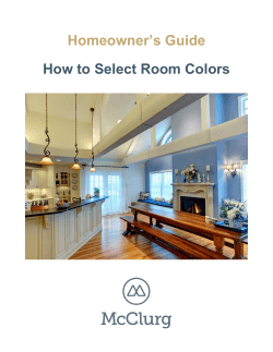Homeowner’s Guide How to Select Room Colors