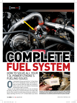 COMPLETE FUEL SYSTEM O [