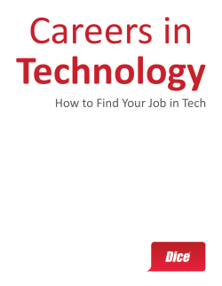 Careers in Technology How to Find Your Job in Tech