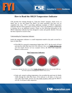 How to Read the SRLD Temperature Indicator