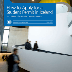 How to Apply for a Student Permit in Iceland 1