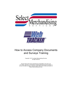 How to Access Company Documents and Surveys Training