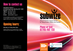 subw ze How to contact us