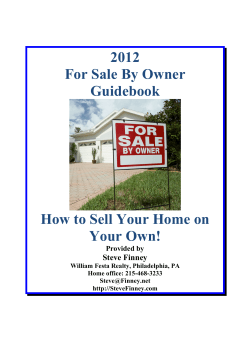 2012 For Sale By Owner Guidebook