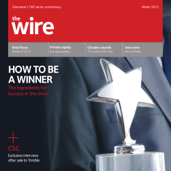 wire HOW TO BE A WINNER CSC