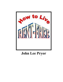 John Lee Pryor 49 Alternatives to Paying Rent or a Mortgage