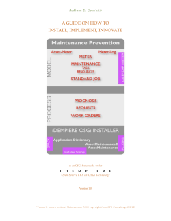 A GUIDE ON HOW TO INSTALL, IMPLEMENT, INNOVATE I D