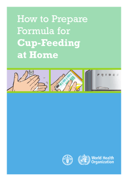 How to Prepare Formula for Cup-Feeding at Home