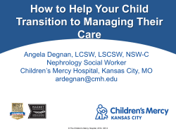 How to Help Your Child Transition to Managing Their Care