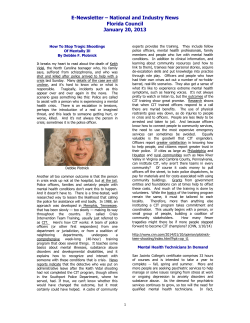 E-Newsletter &ndash; National and Industry News Florida Council January 20, 2013