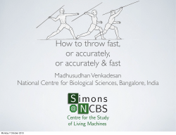 How to throw fast, or accurately, or accurately &amp; fast Madhusudhan Venkadesan