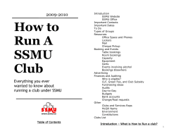 How to Run A 2009-2010