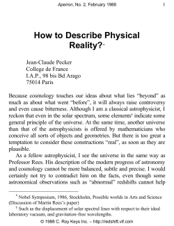 How to Describe Physical Reality?