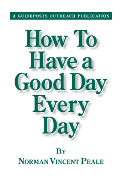 How To Have a Good Day Every