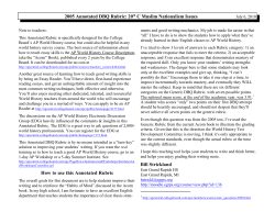 2005 Annotated DBQ Rubric: 20  C Muslim Nationalism Issues