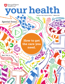 your health How to get the care you need.