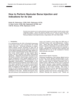 How to Perform Navicular Bursa Injection and Indications for its Use