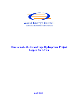 How to make the Grand Inga Hydropower Project happen for Africa