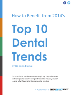 Top 10 Dental Trends How to Benefit from 2014’s