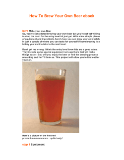 How To Brew Your Own Beer ebook  Intro