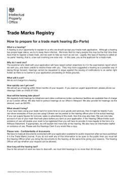 Trade Marks Registry