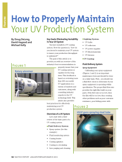 How to Properly Maintain Your UV Production System re tu