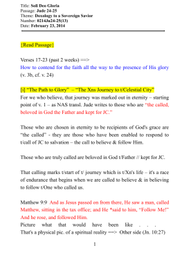 {Read Passage} Verses 17-23 (past 2 weeks) ==&gt;