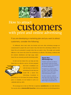 customers How to attract with print and online advertising