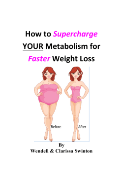 How to YOUR Metabolism for Weight Loss Supercharge