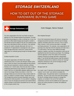 STORAGE SWITZERLAND HOW TO GET OUT OF THE STORAGE HARDWARE BUYING GAME