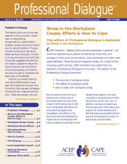 Professional Dialogue Stress in the Workplace: Causes, Effects &amp; How to Cope