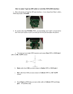 How to make VagCom 409 cable to work like INPA/DIS...