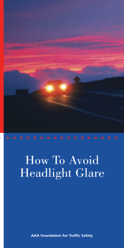 How To Avoid Headlight Glare AAA Foundation for Traffic Safety