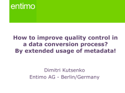 How to improve quality control in a data conversion process?