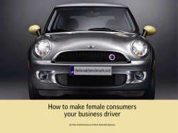 How to make female consumers your business driver “To INDEX”