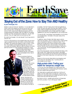Staying Out of the Zone: How to Stay Thin AND... by John McDougall, M.D.