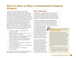 Part 4: How to Plan a Community Compost Project