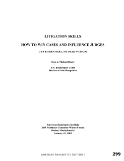 LITIGATION SKILLS HOW TO WIN CASES AND INFLUENCE JUDGES