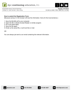 How to submit the Registration Form: