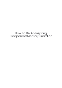 How To Be An Inspiring Godparent/Mentor/Guardian