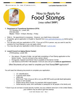 Food Stamps How to Apply for (now called SNAP)